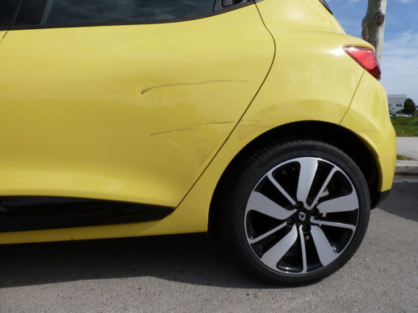 Daños en el lateral