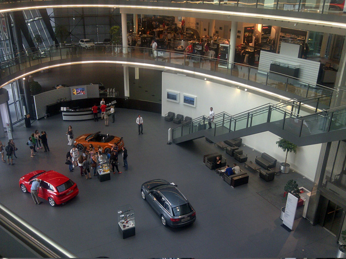 Imagen del Audi Forum de Neckarsulm
