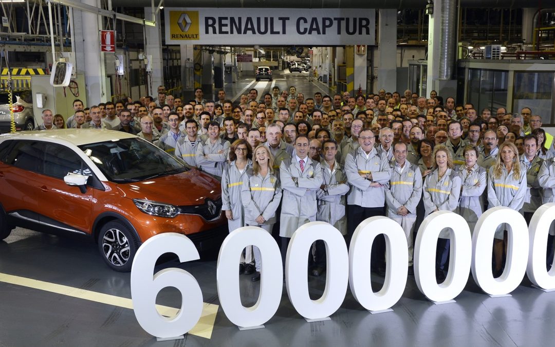 Sale de la planta de Valladolid, la unidad seis millones de Renault