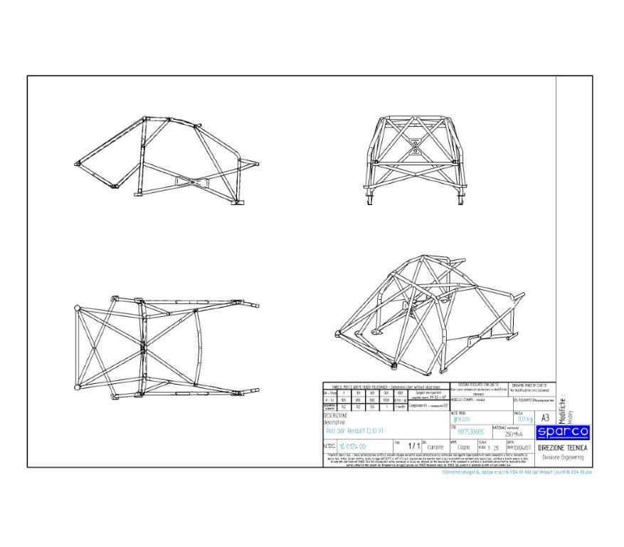 arco de seguridad Sparco