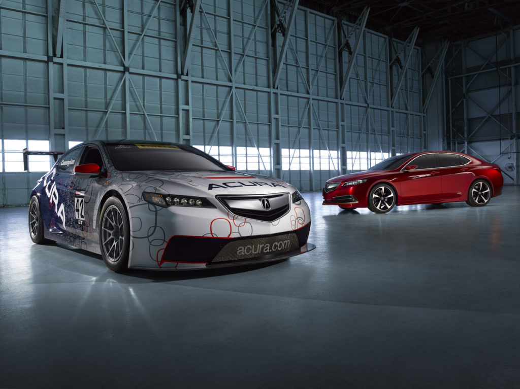 The 2015 Acura TLX GT Race Car and TLX Prototype