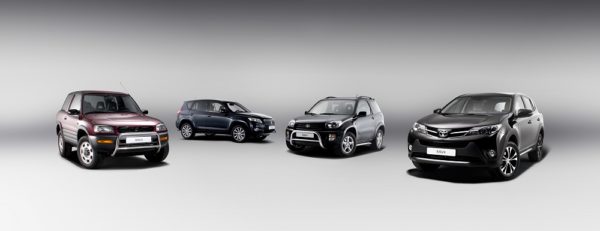 Novedades en la gama Toyota RAV4. Versión 20 Aniversario y repaso a su historia.