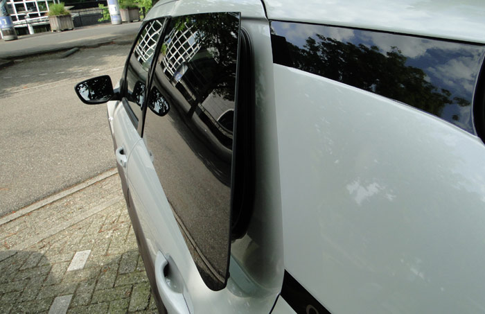 Citroën C4 Cactus. Apertura de los cristales posteriores