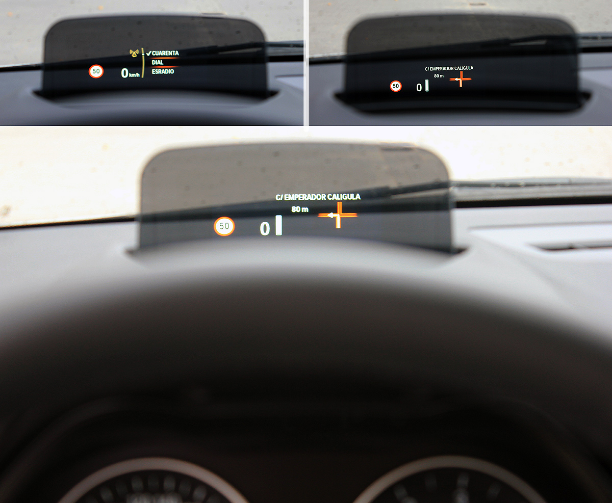 BMW Serie 2 Active Tourer. Head-up Display