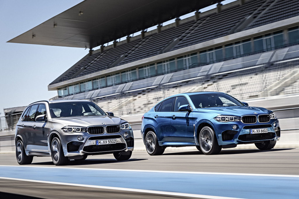 BMW X5 M y BMW X6 M frontal
