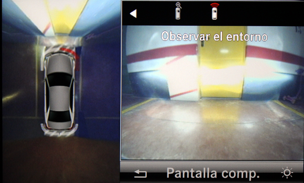 Mercedes-Benz Clase E (2013). Cámara de visión 360º