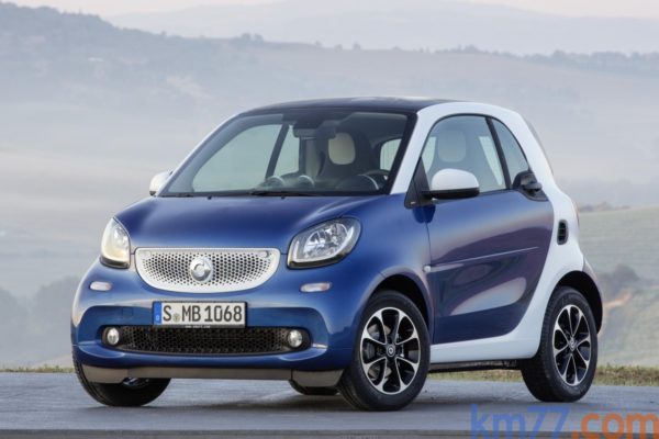smart fortwo.  Disponible con cambio automático «twinamic»
