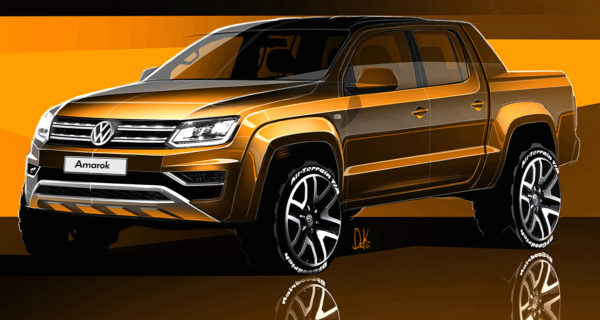Primeros bocetos del nuevo Volkswagen Amarok
