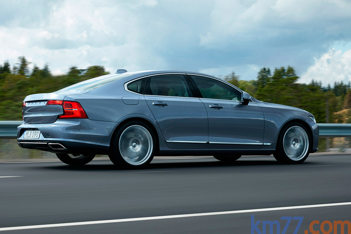 Location Rear Quarter Right Volvo S90 Mussel Blue