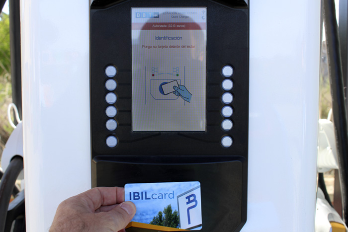 Cargador de Ibil en Palencia. Inicio.