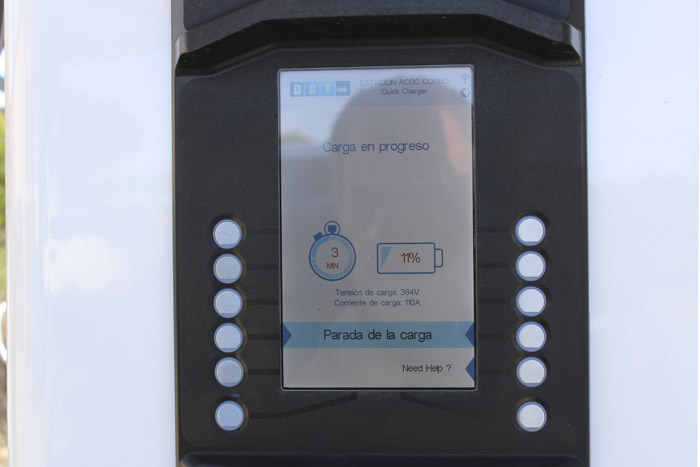 Cargador de Ibil en Palencia. Máxima potencia.