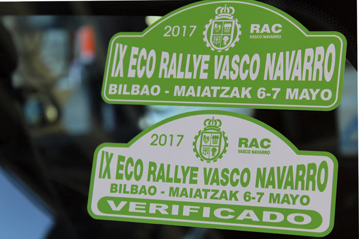 14-Bilbao Rallye- Etiqueta de Verificacion