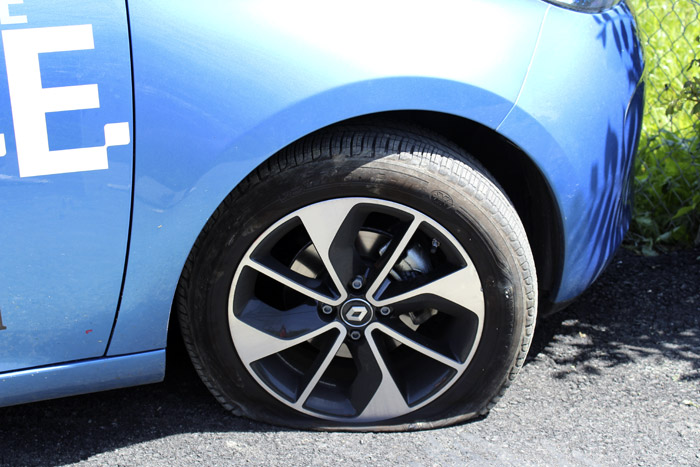 41-Bilbao Rallye- Neumatico Desinflado