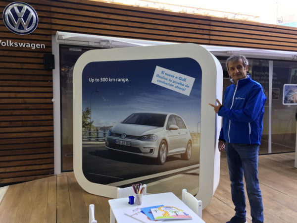 Volkswagen e-Golf ePower. 25 kilómetros por Barcelona. Batería de 36 kWh.