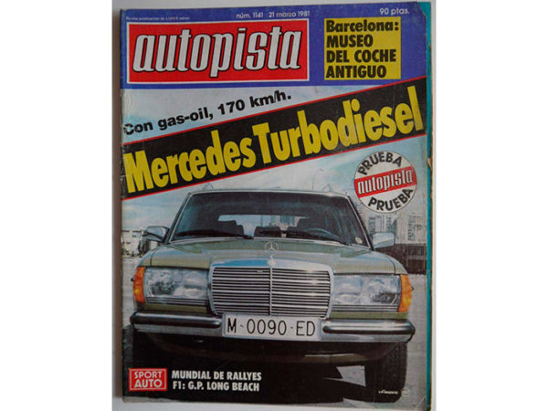 Prueba interesante clásica (87): Mercedes 300-TD (break) Turbodiesel (W-123) a/m 1981