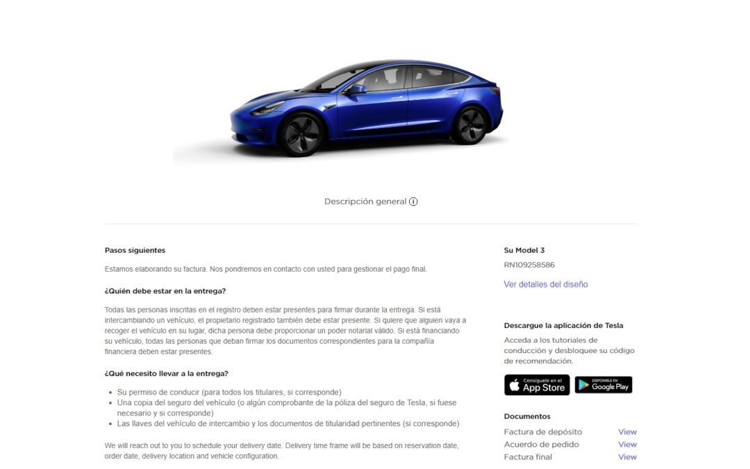 Tesla Model 3. ¿La compra? Desde el sofá.