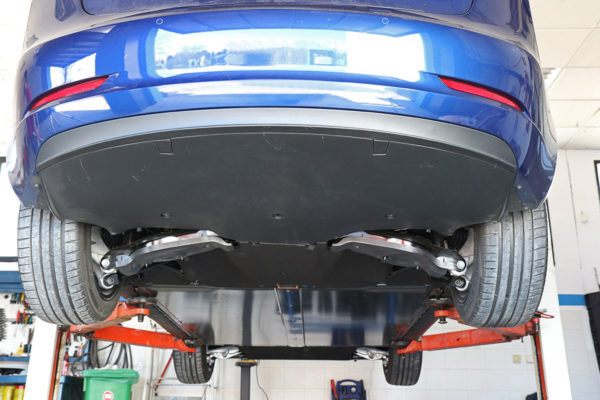 Estado de nuestro Tesla justo después de recogerlo