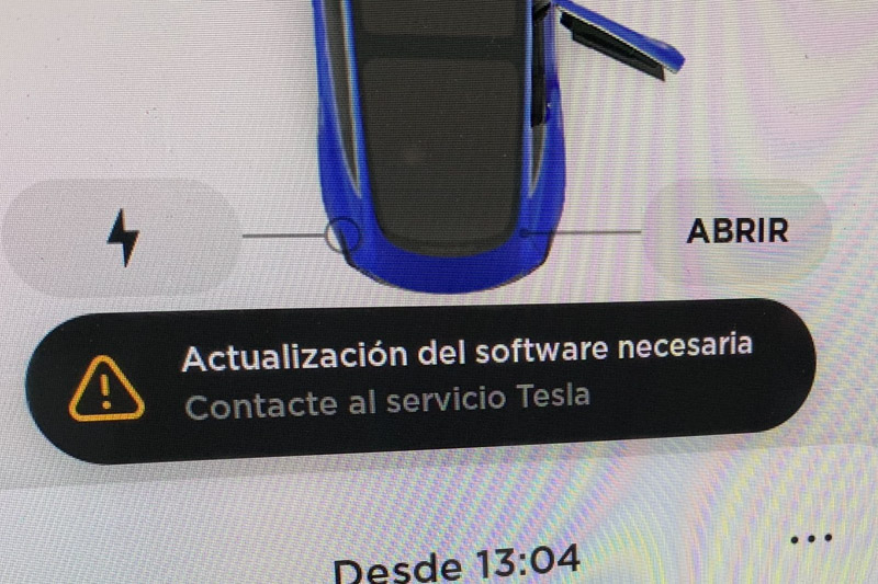 Problemas tras la reparación de carrocería. Error en la actualización