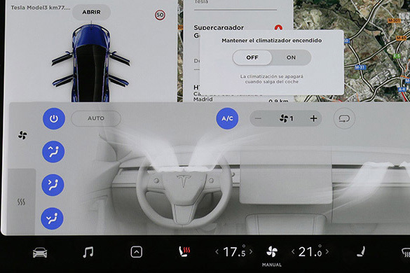 ¿Cuánto influye el aire acondicionado en el consumo de nuestro Model 3?