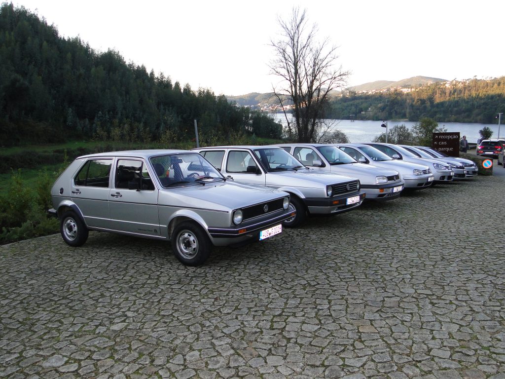 Primeras siete generaciones del Volksagen Golf