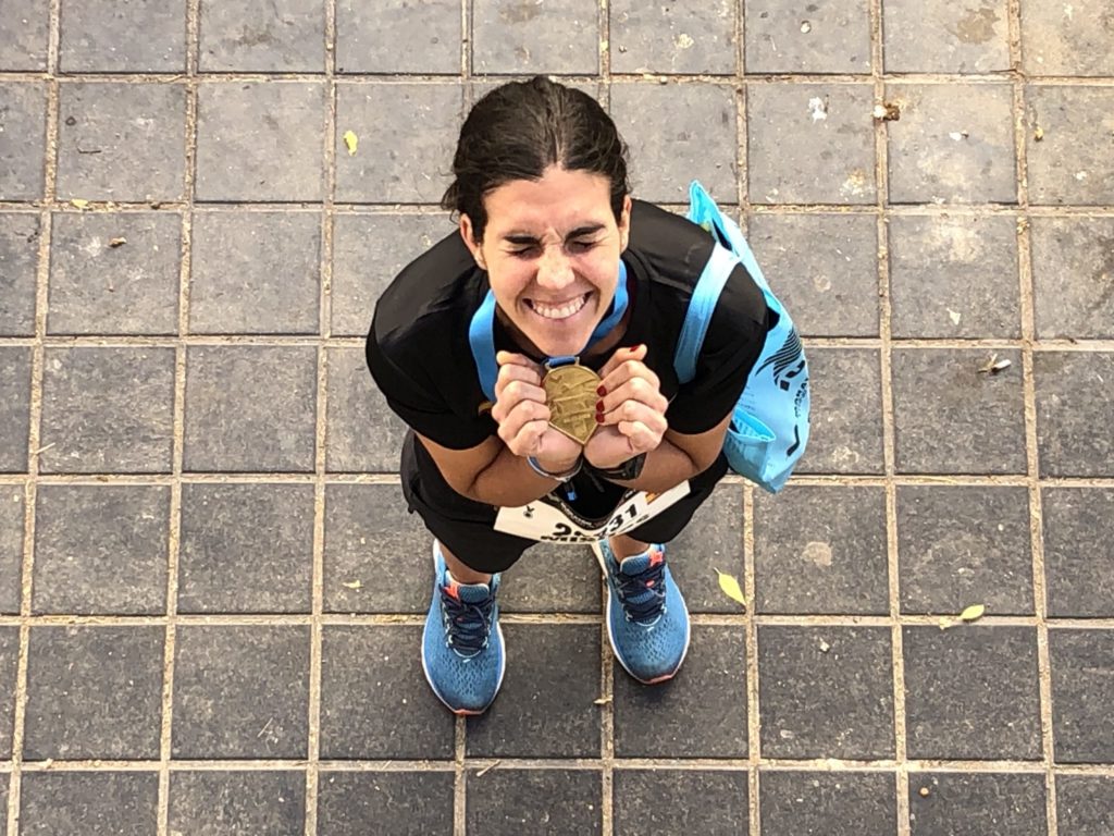 Rosa Bellón. Maratón de Valencia.