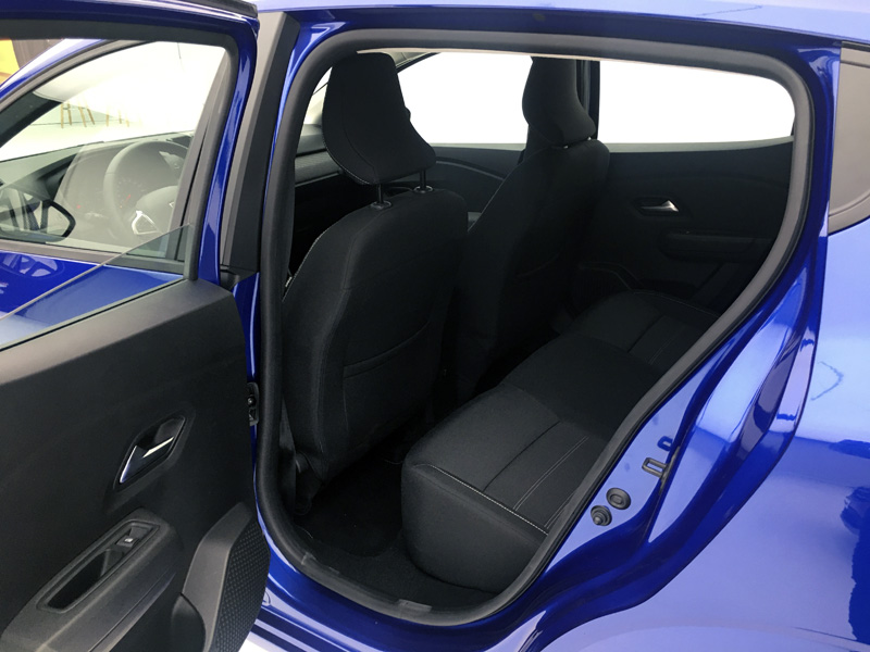 Dacia Sandero. Asiento y espacio posterior