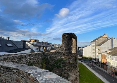 Muralla de Lugo. Torre da Mosqueira.