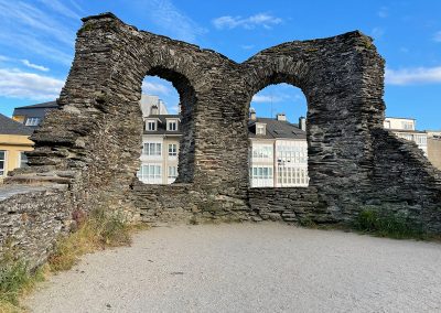 Torre da Mosqueira desde el interior.