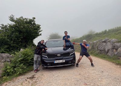Equipo Kia. Kia Sorento. Collado Pandébano