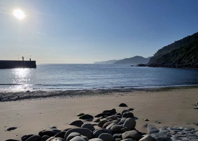 Tazones Asturias. Playa y bahía.