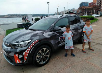 Un Stonic en el escuadrón de Kia Asturconsa Force