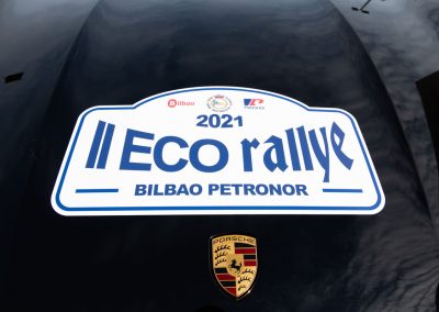 II Eco rallye Bilbao - Petronor. Porsche Taycan Turbo S.