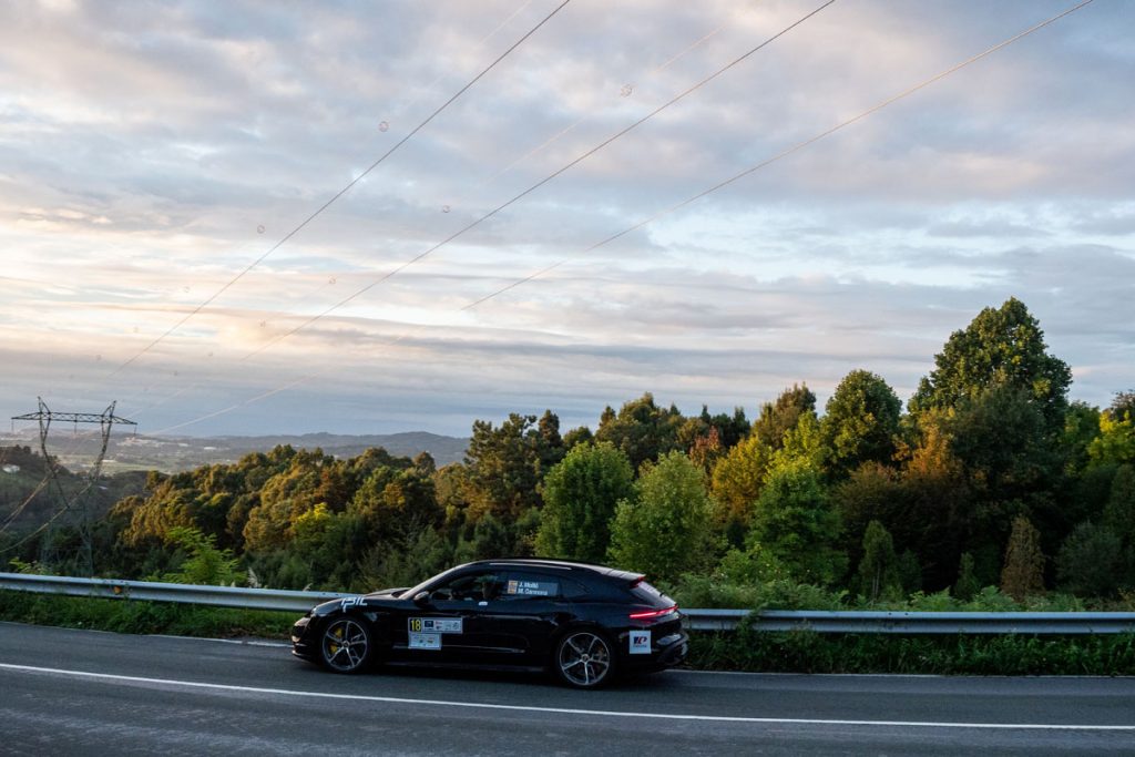 II Eco Rallye de Bilbao. Porsche Taycan