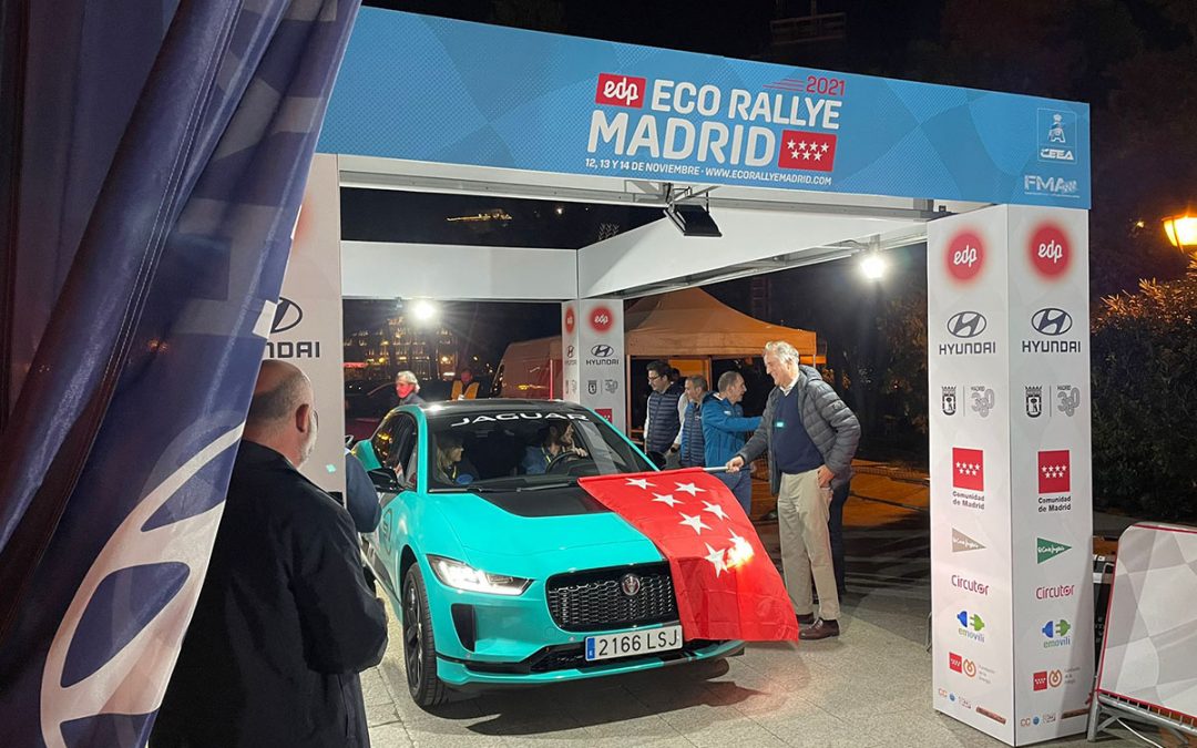 Eco Rallye Madrid 2021 con un Jaguar I-Pace