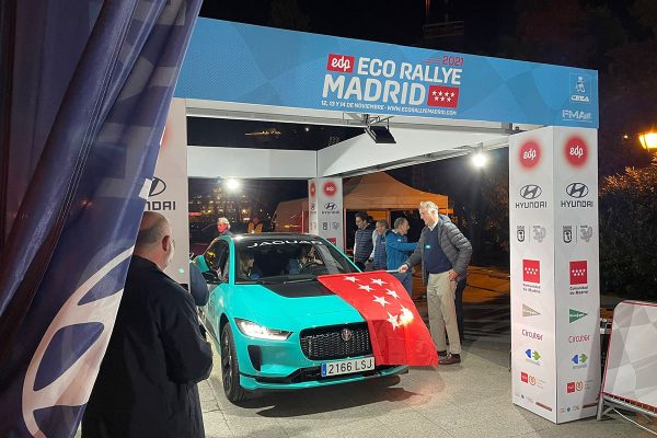 Eco Rallye Madrid 2021 con un Jaguar I-Pace