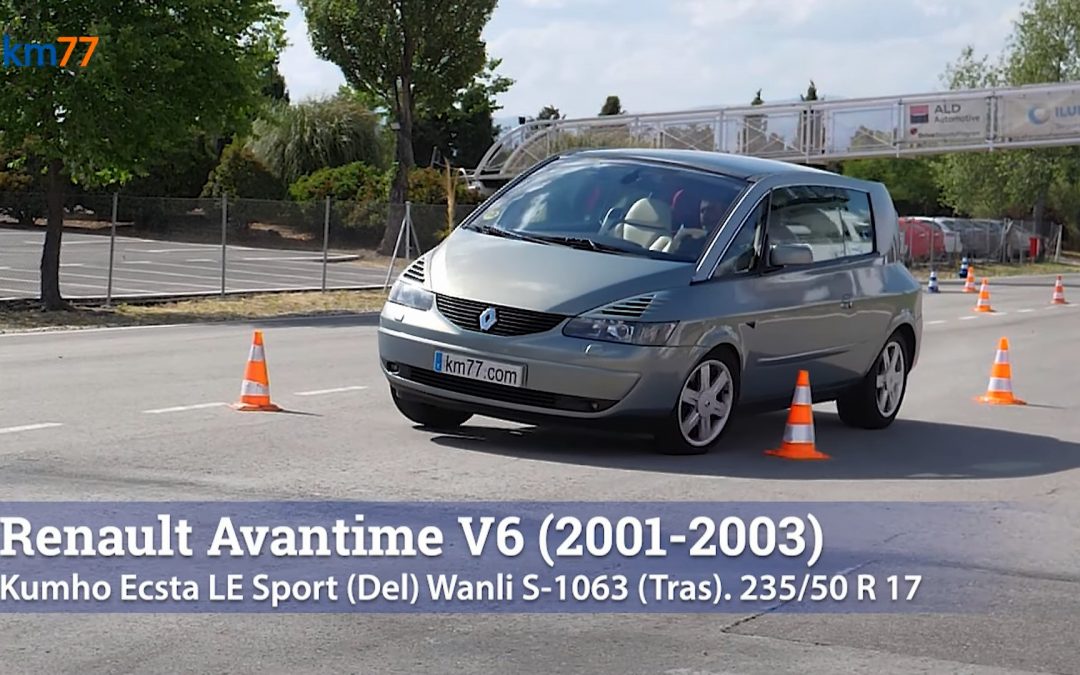 Renault Avantime | Vídeo de la maniobra de esquiva y eslalon