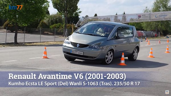 Renault Avantime | Vídeo de la maniobra de esquiva y eslalon
