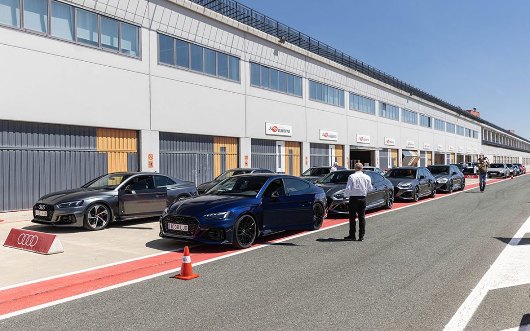 La gama Audi RS en circuito