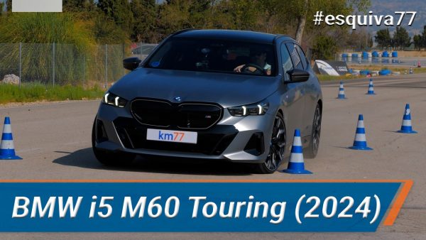 BMW i5 M60 Touring | Maniobra de esquiva y eslalon