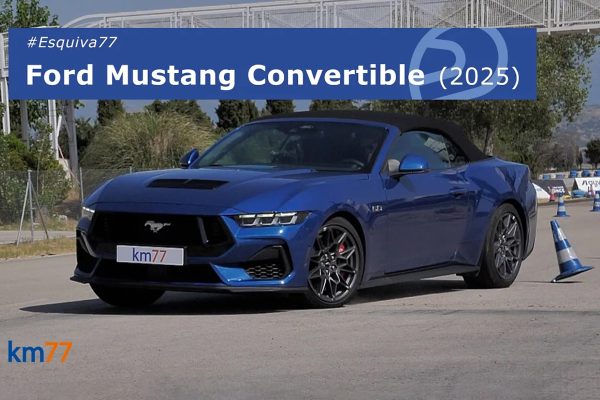 Ford Mustang Convertible GT V8 | Maniobra de esquiva y eslalon