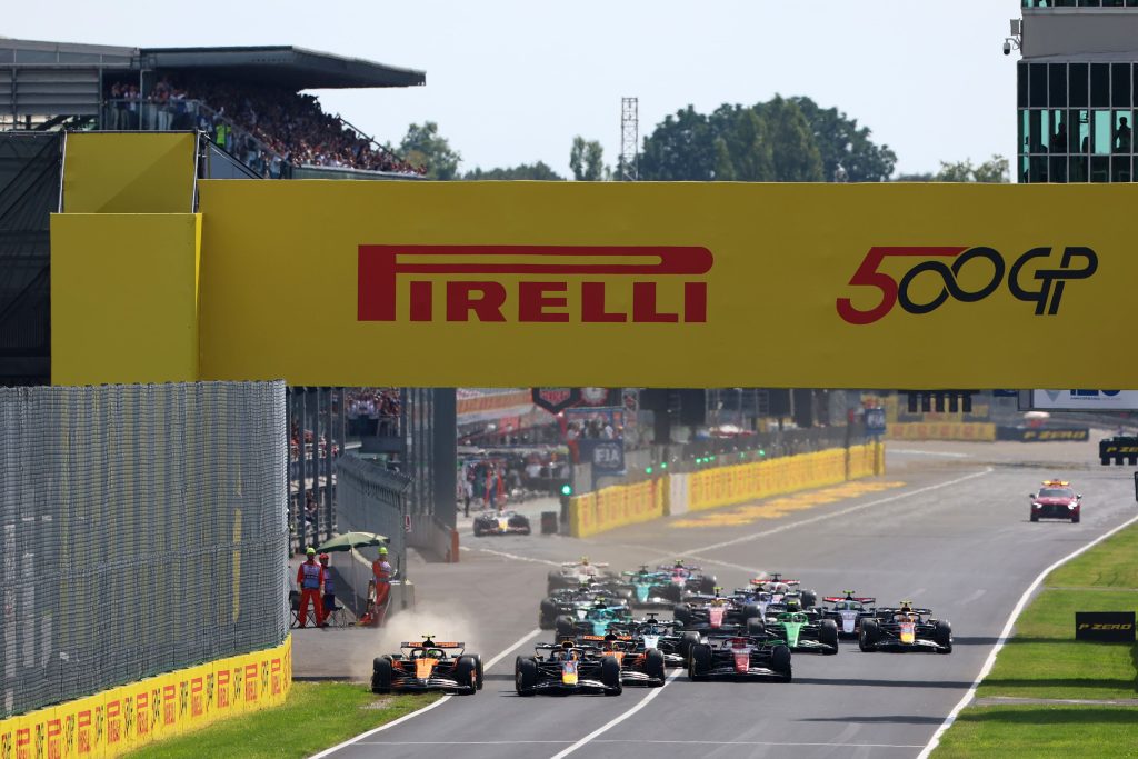 Salida Gran Premio de Italia