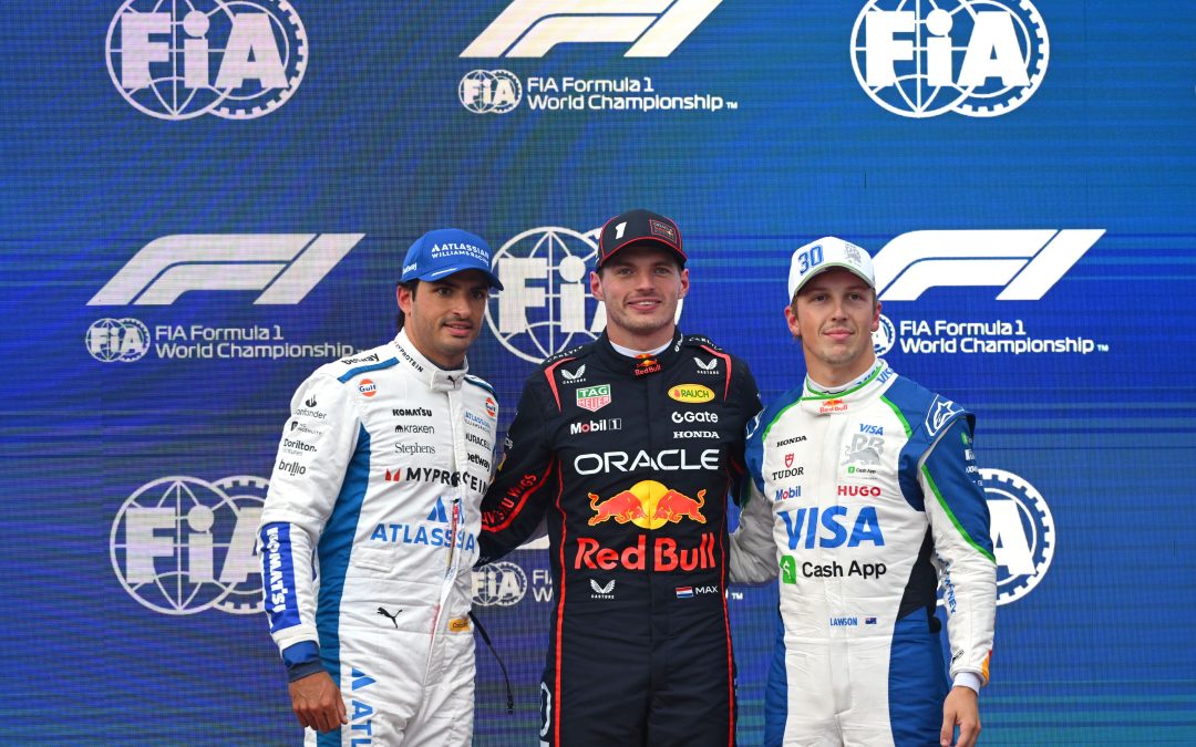 Carlos Sainz saldrá segundo tras el caos en Azerbaiyán