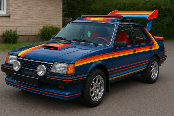 Accesorios de los coches en los años 80