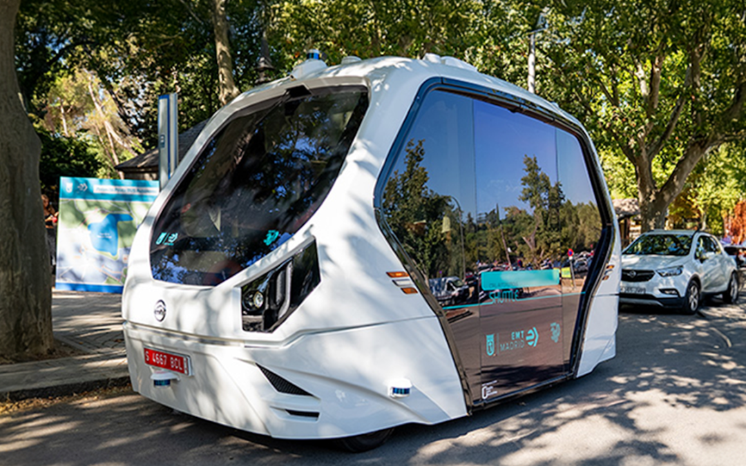 ¿Te atreves a ir en un minibús sin conductor? Pruébalo en Madrid