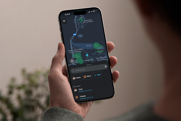 Aplicación Waze en el iPhone