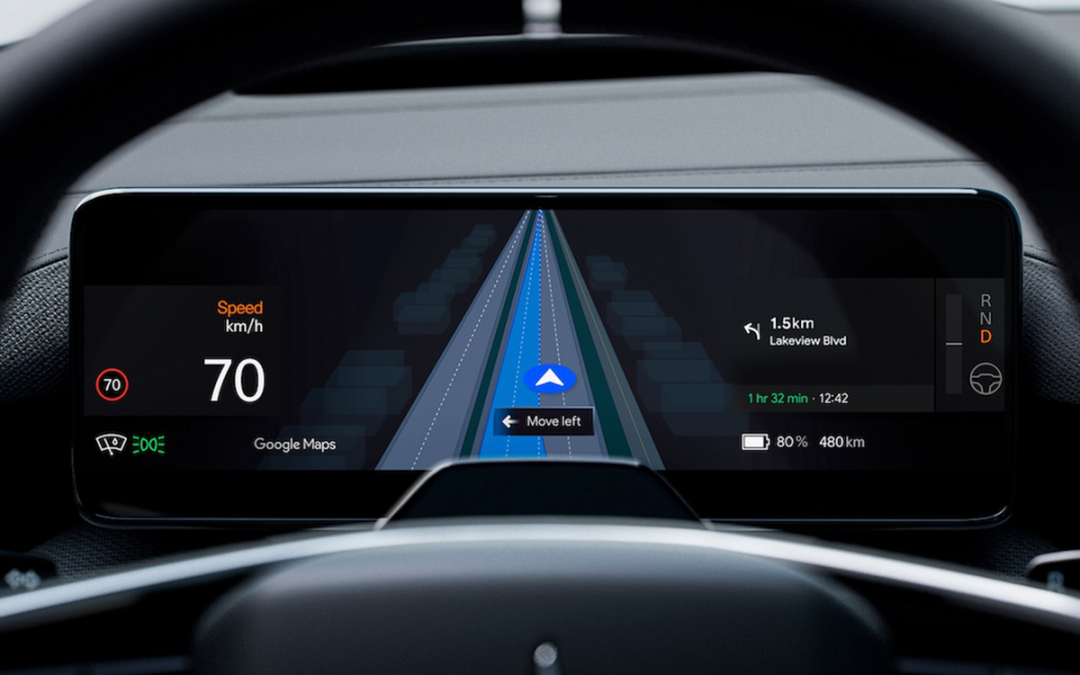 Polestar integra la nueva guía de carril en tiempo real de Google Maps y así funciona