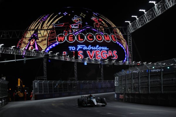 George Russell en el Gran Premio de Las Vegas 2024