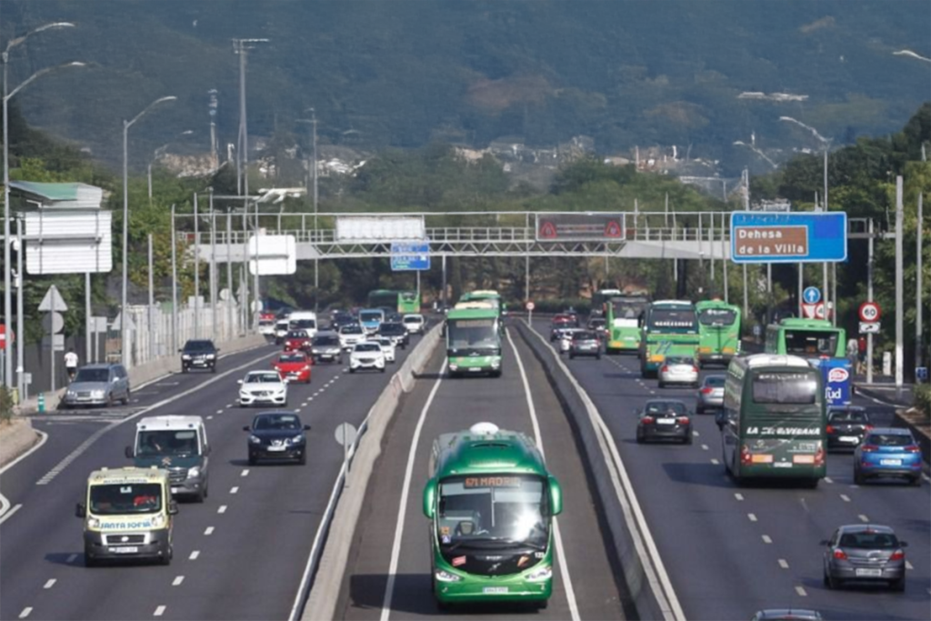 Carril BUS-VAO en Madrid