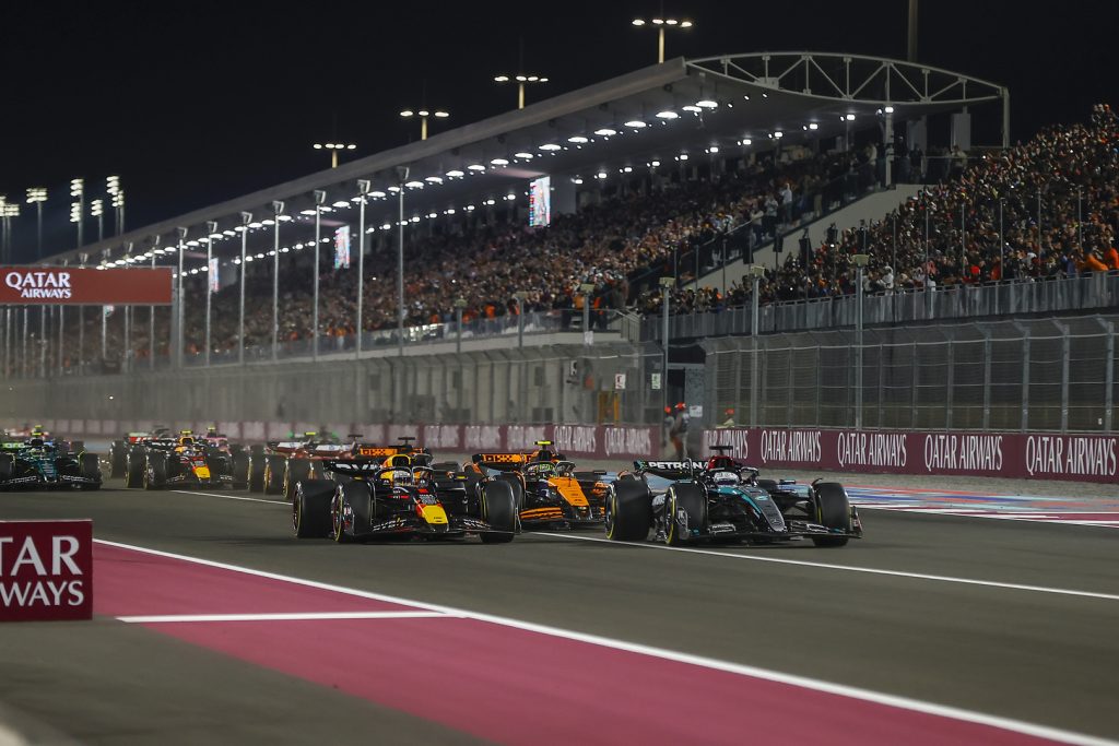 Salida del Gran Premio de Qatar de 2024