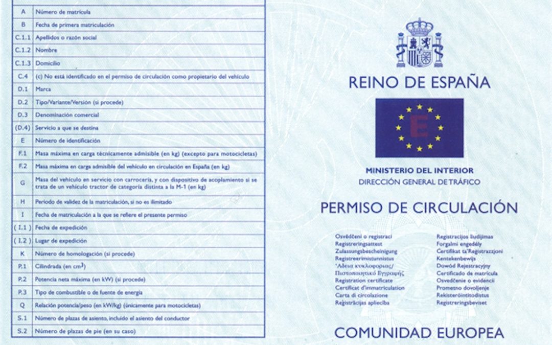 ¿Qué documentación debo llevar en el coche y qué multas puedo tener si no la tengo?